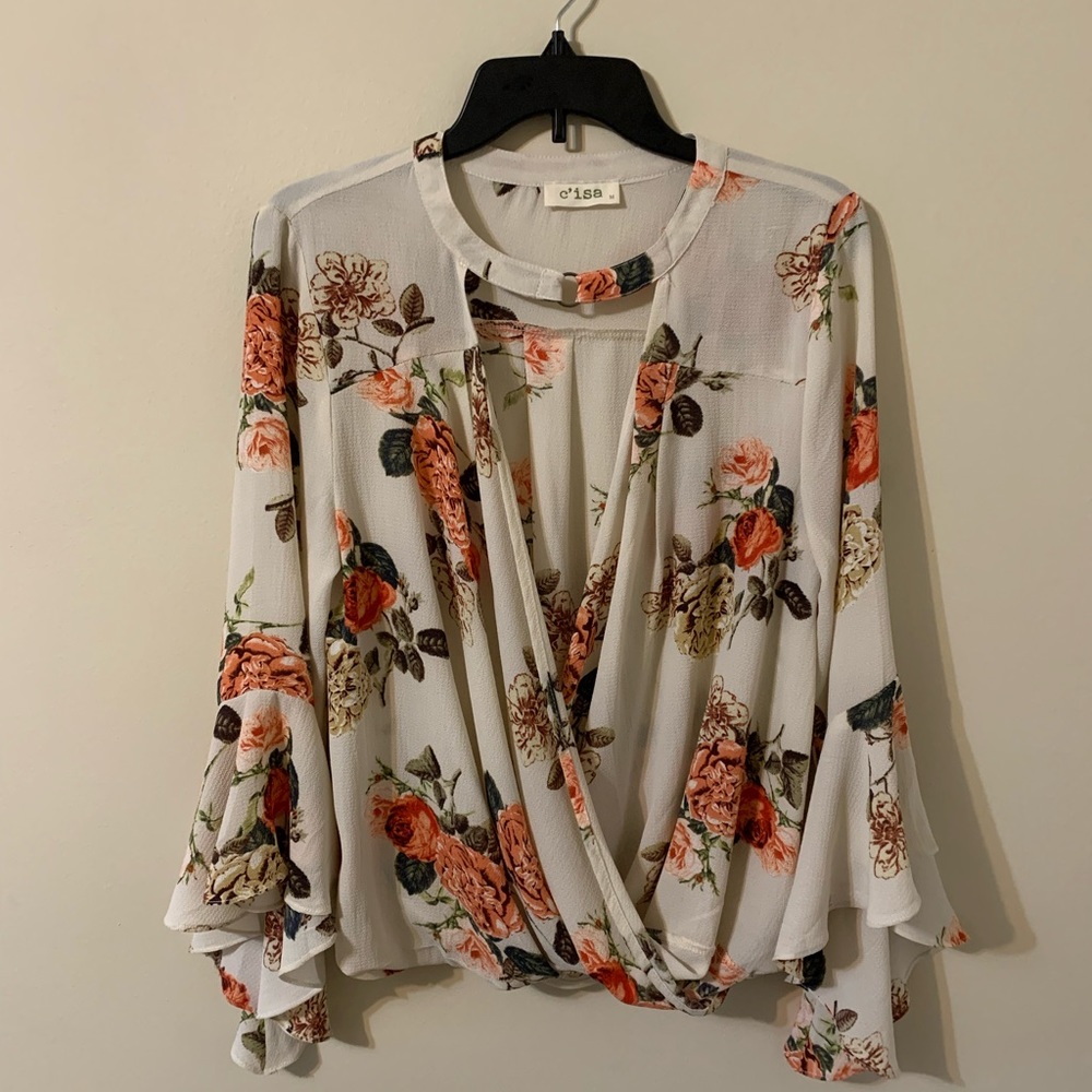 C’ISA Floral Top size Medium